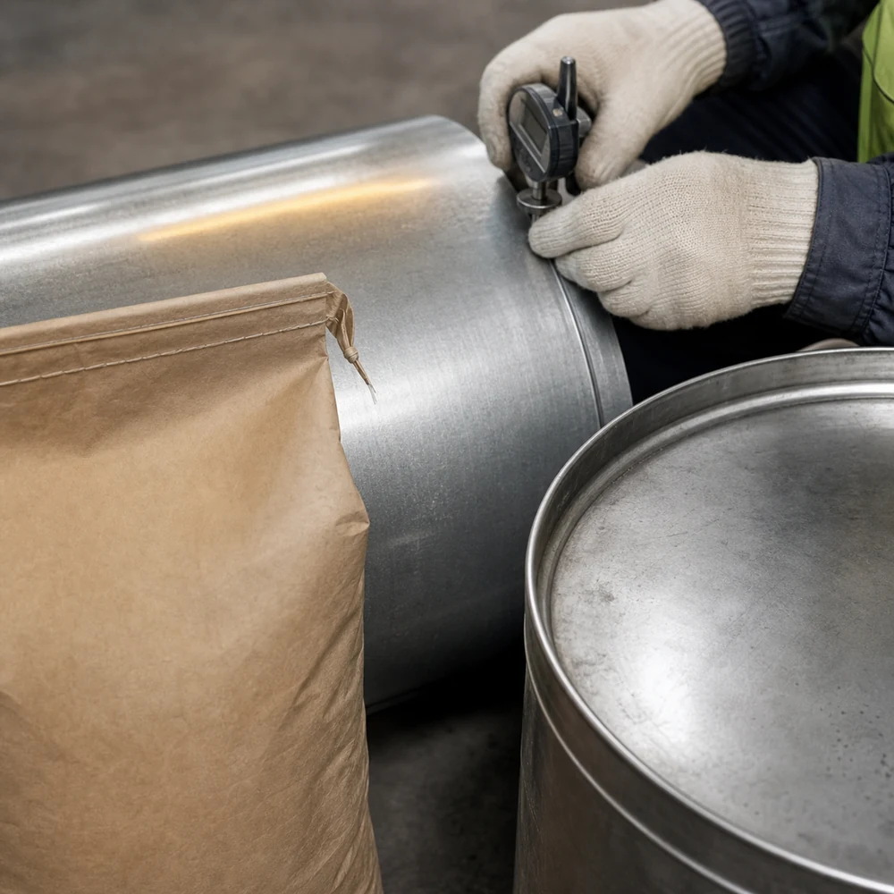 Generic factory input samples prepared for receiving inspection.