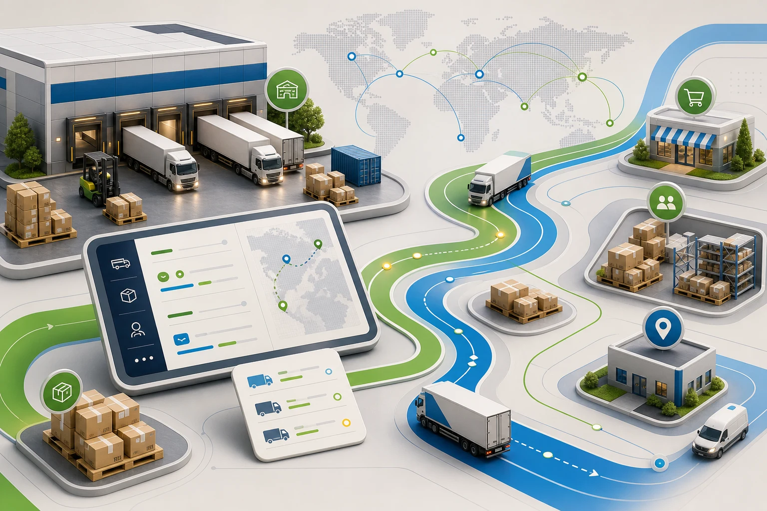 Supradi Global brand image for Logistics and Supply Coordination